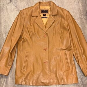 Leather Limited Women's Tan Leather Jacket